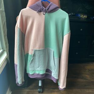 Men's Fashion Nova Patchwork Hoodie